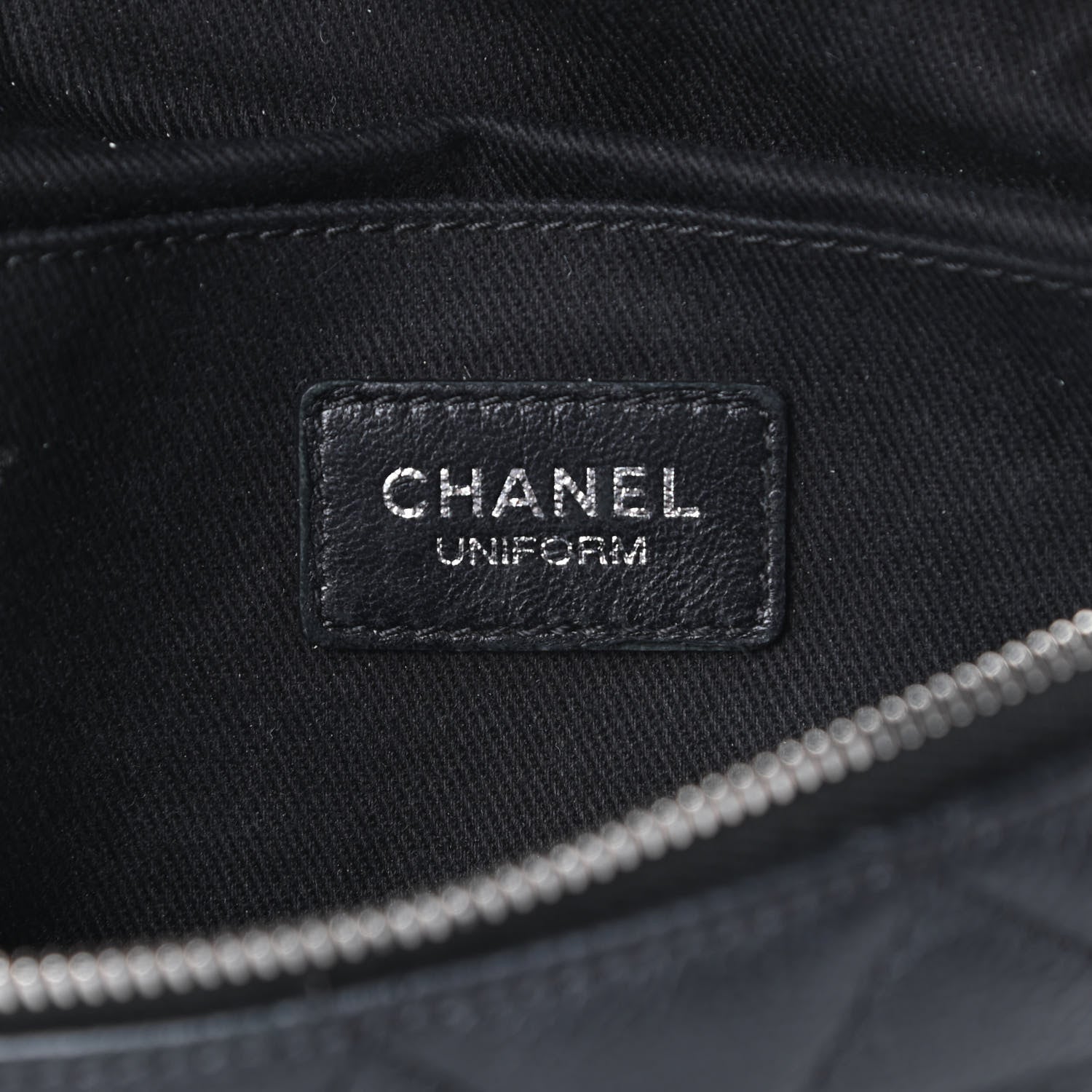 Chanel Grained Calfskin Quilted Waist Belt Bag Black 6 of 14