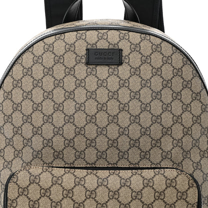 Gucci GG Supreme Monogram Medium Backpack Black 9 of 11