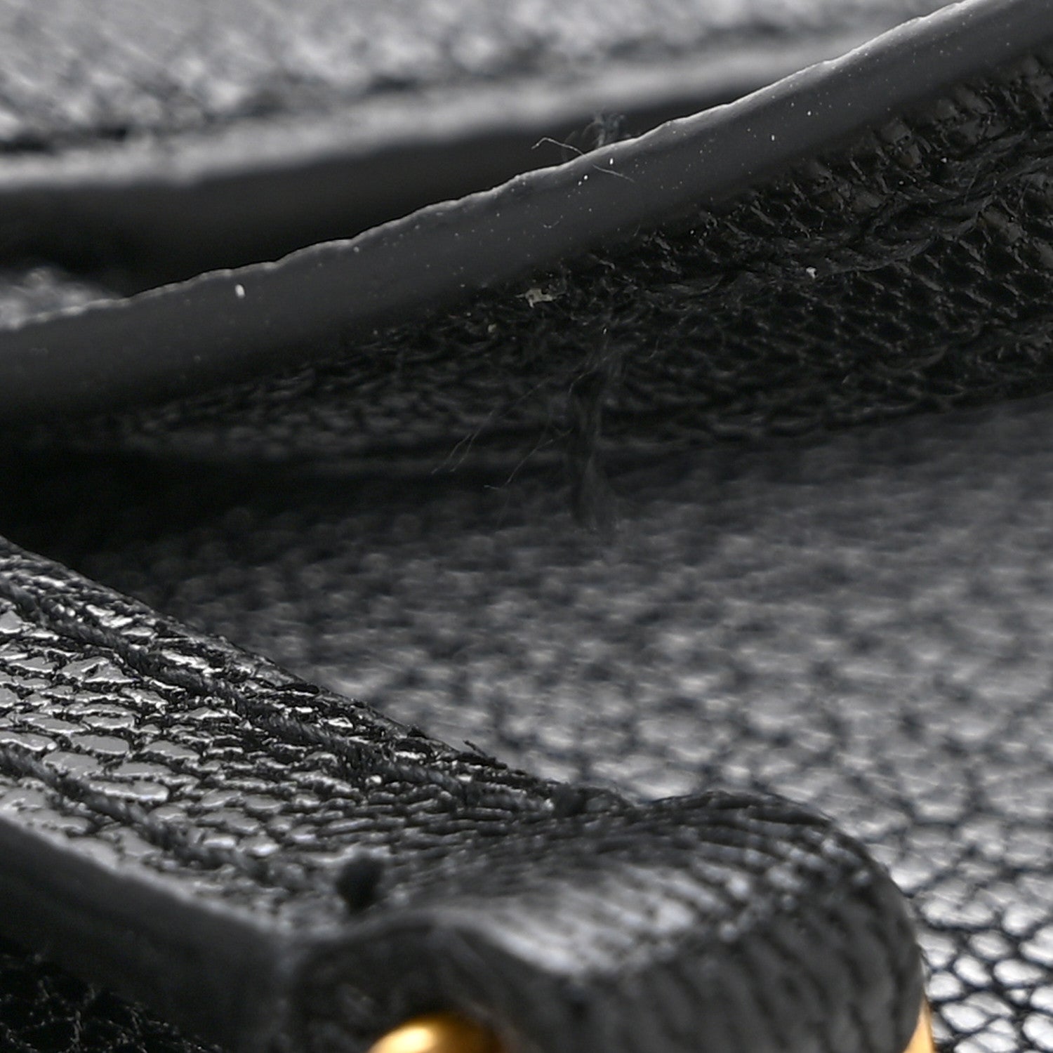 Christian Dior Goatskin Saddle Long Wallet Black 10 of 10