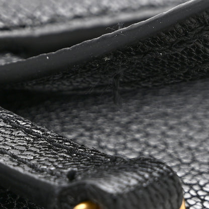 Christian Dior Goatskin Saddle Long Wallet Black 10 of 10