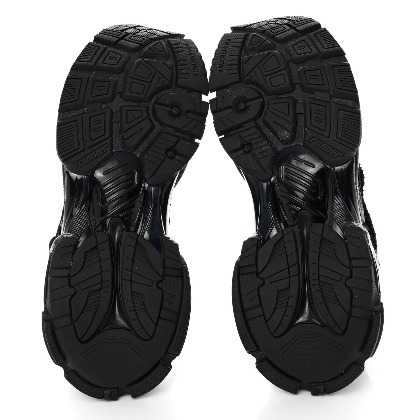 Mesh Rubber Monocolor Womens Runner Sneakers 39 Black
