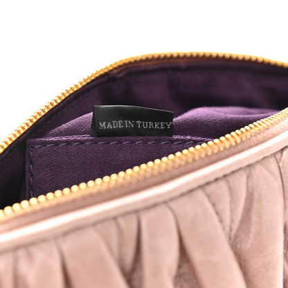 Miu Miu Nappa Matelasse Crossbody Clutch Mughetto 7 of 11