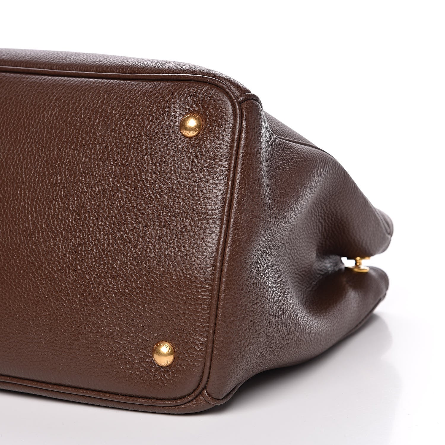 Prada Vitello Daino Shoulder Bag Bruciato 10 of 11