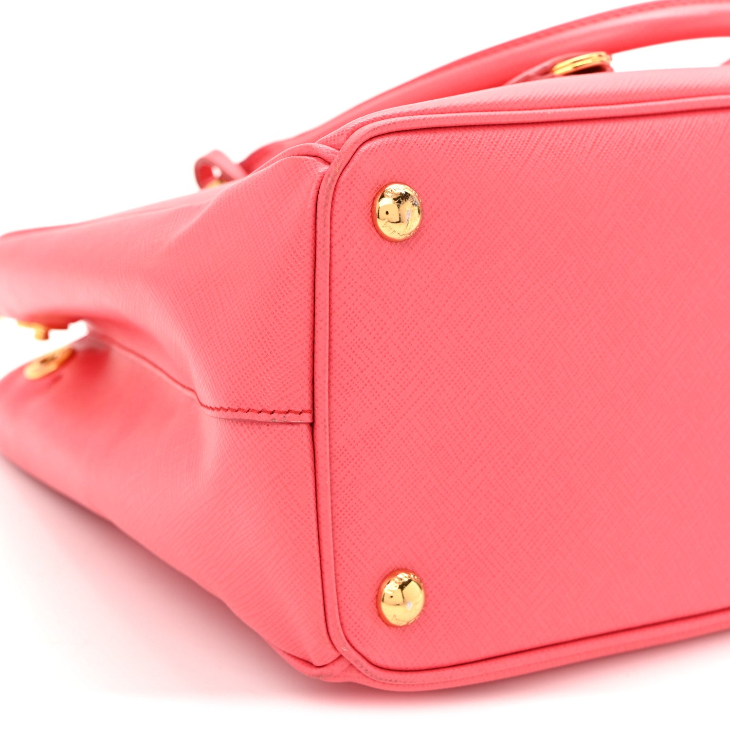 Prada Saffiano Small Galleria Double Zip Tote Peonia 9 of 11