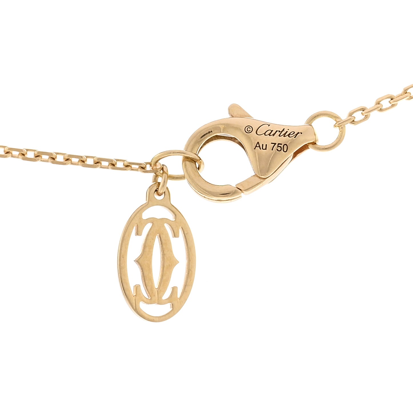 18K Yellow Gold Diamond XS D'Amour Pendant Necklace
