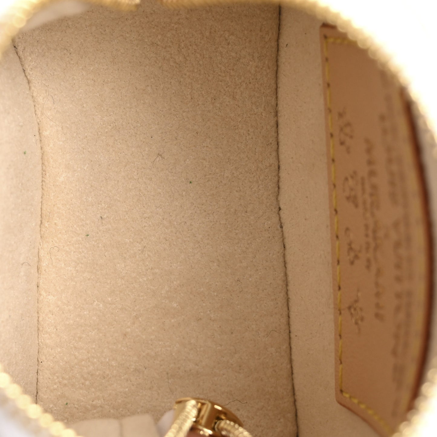 LV x TM Monogram Multicolor Micro Alma Bag Charm White