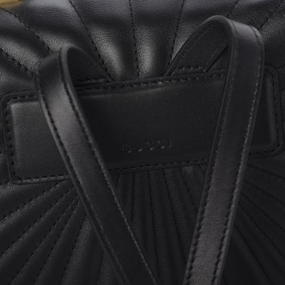 Gucci Calfskin Bamboo Trapuntata Queen Margaret Backpack Black 12 of 12