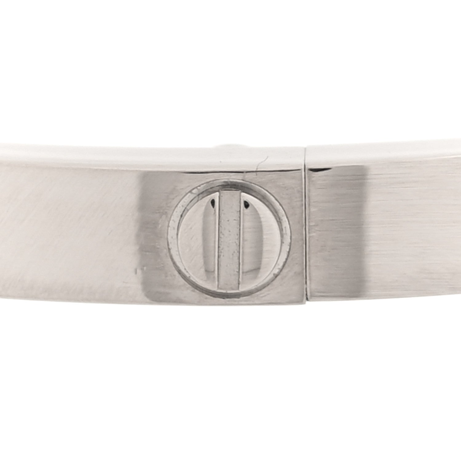 Cartier 18K White Gold Small LOVE Bracelet 15 6 of 7