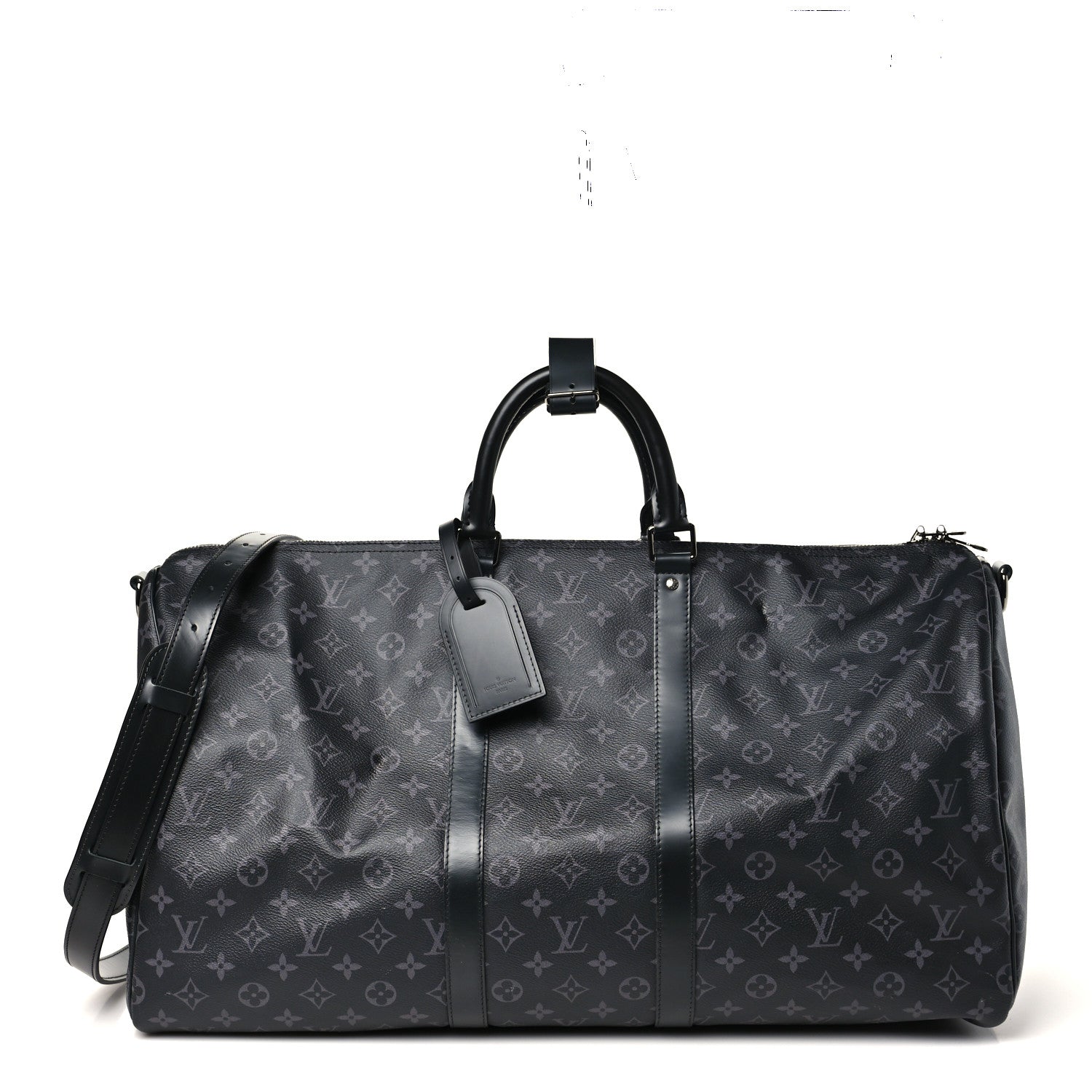 Louis Vuitton Monogram Eclipse Keepall Bandouliere 55 1 of 8