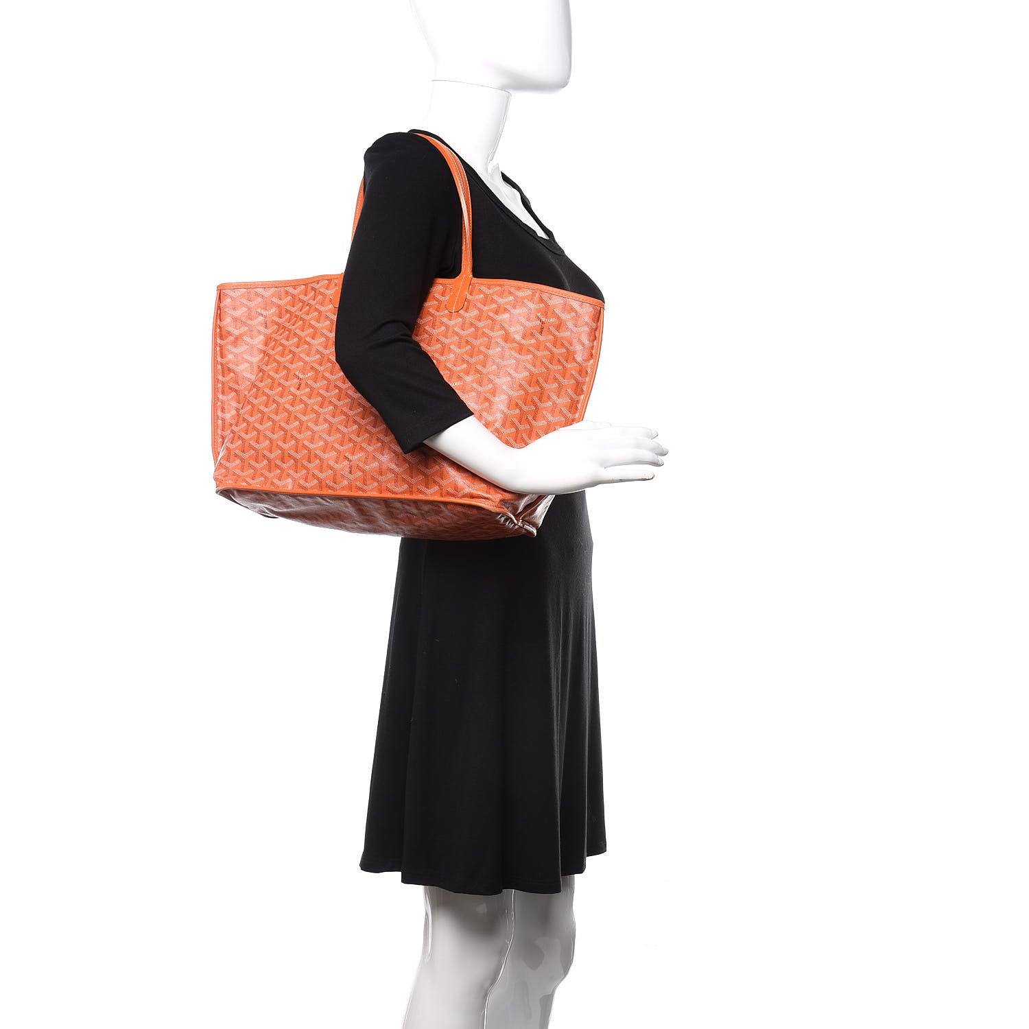 Goyard Goyardine Reversible Anjou PM Orange 3 of 11