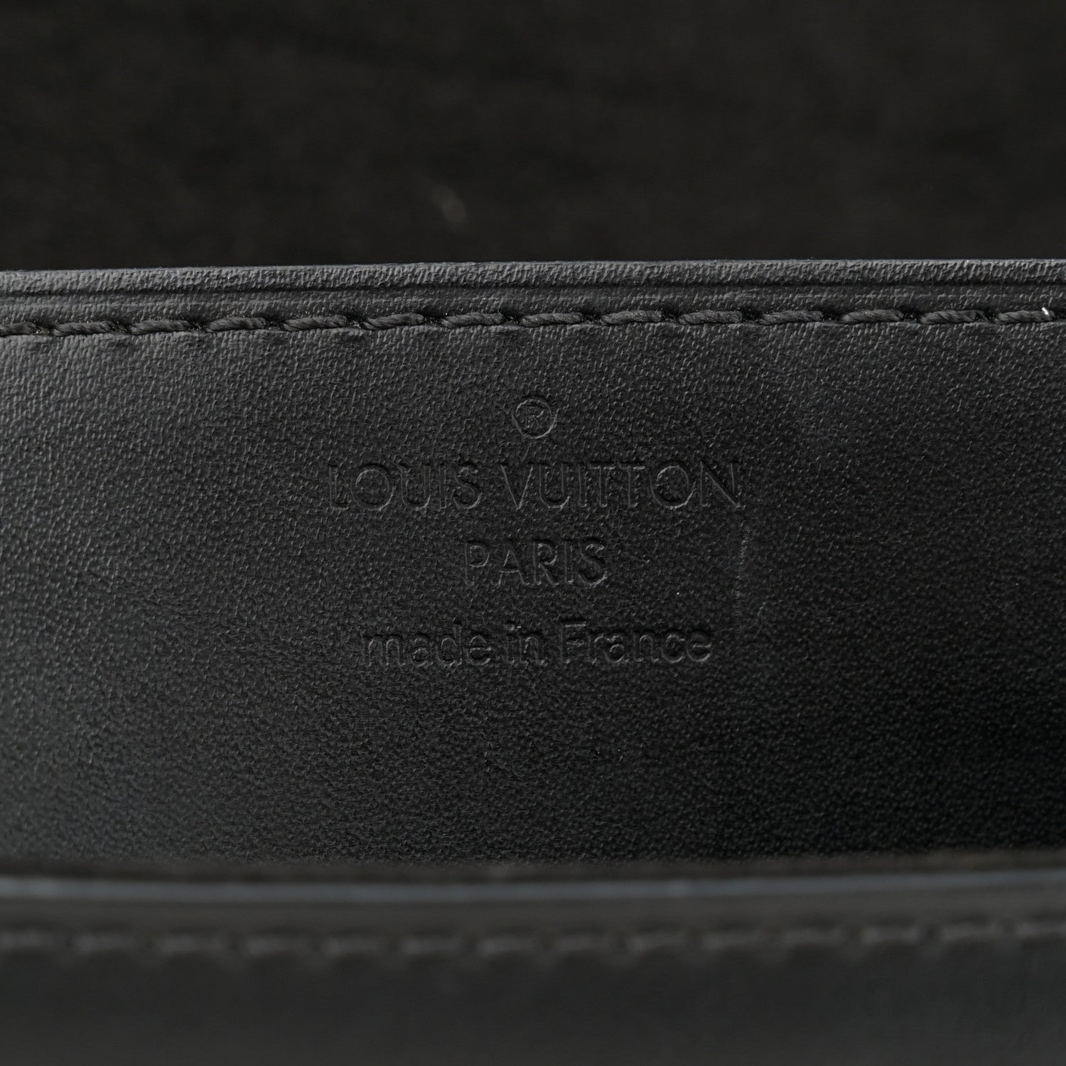 Louis Vuitton Calfskin Chain Louise GM Black 6 of 10