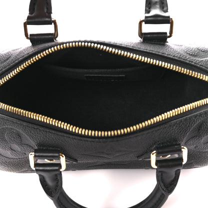 Louis Vuitton Empreinte Monogram Giant Speedy Bandouliere 20 Black 5 of 11
