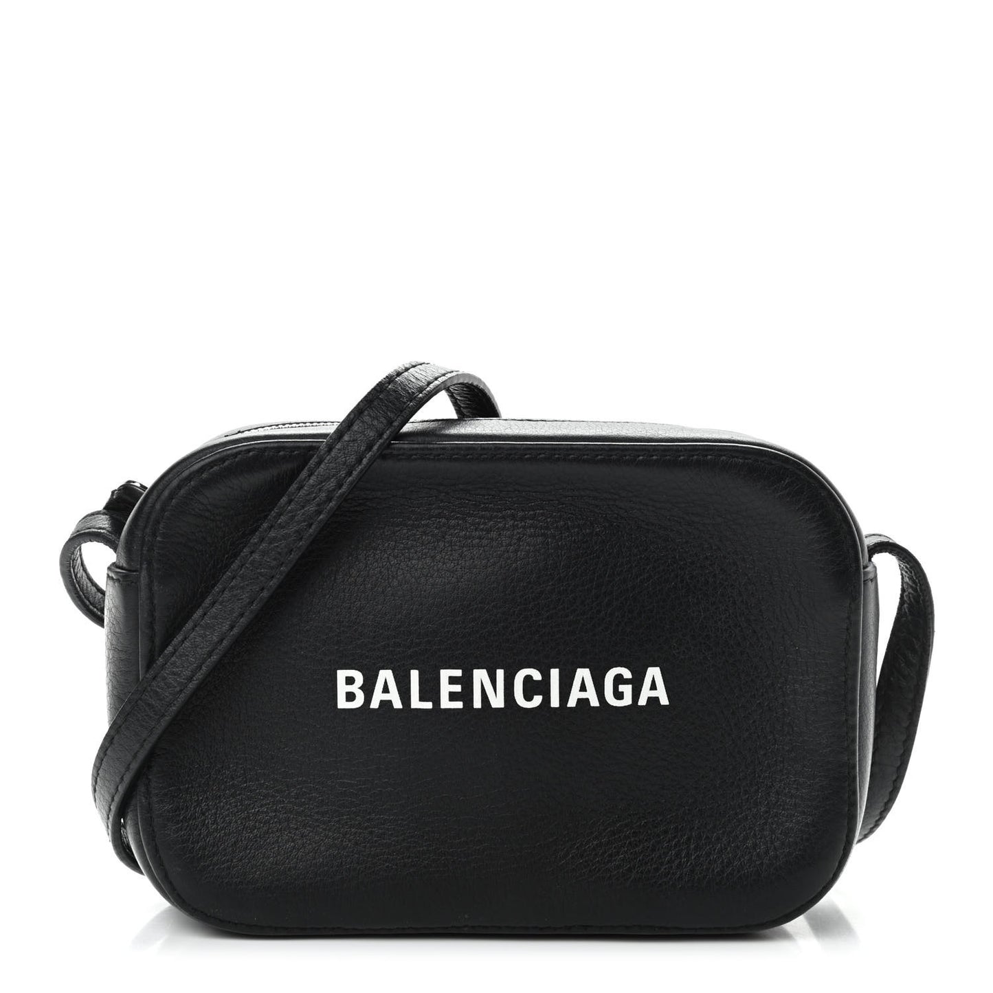 Calfskin Logo XS Everyday Camera Bag Black