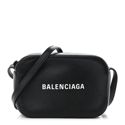 Balenciaga Calfskin Logo XS Everyday Camera Bag Black 1 of 11