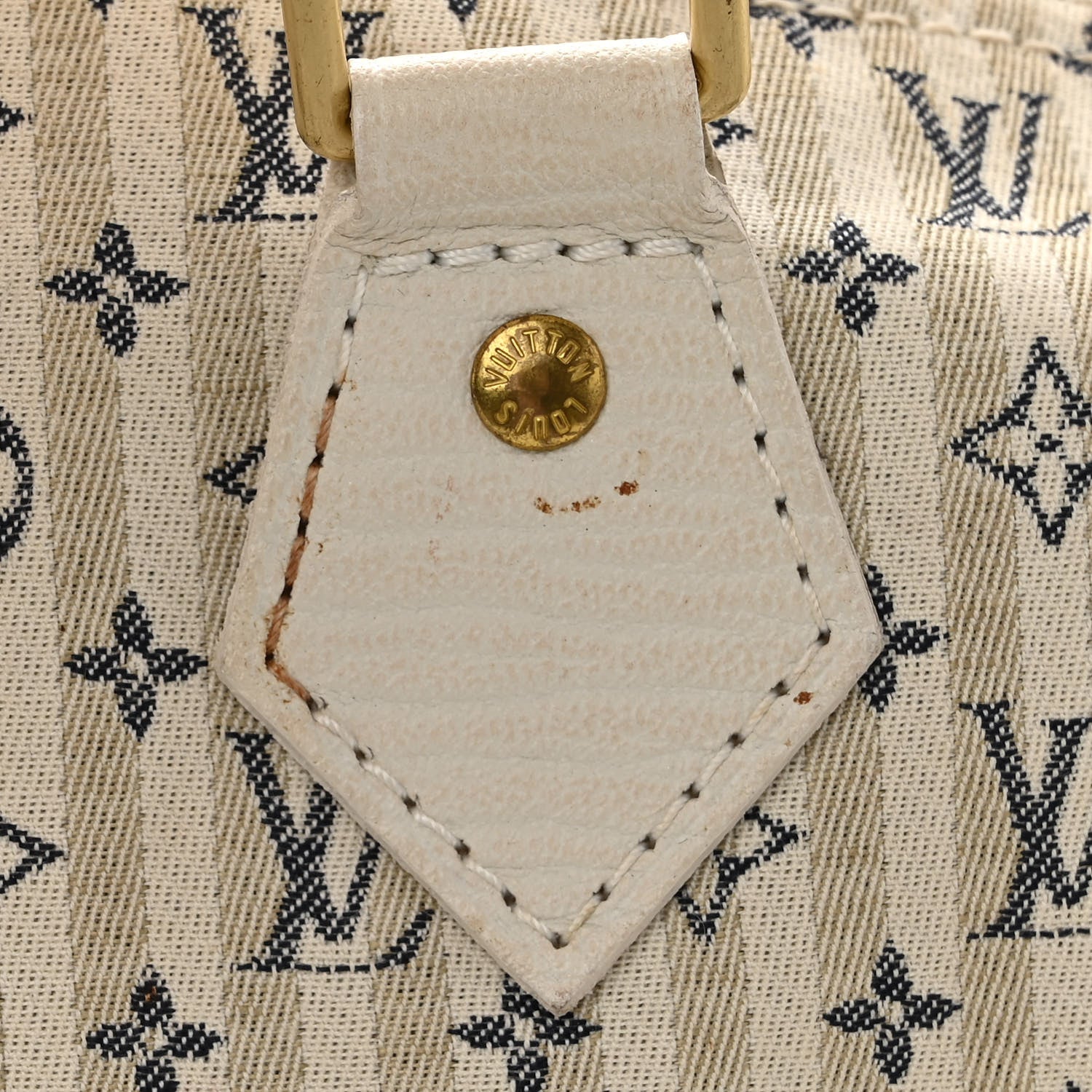 Louis Vuitton Mini Lin Croisette Speedy 30 Blue 11 of 15