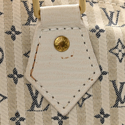 Louis Vuitton Mini Lin Croisette Speedy 30 Blue 11 of 15