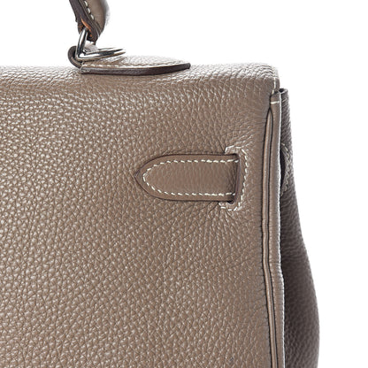 Hermes Togo Kelly Retourne 35 Etoupe 22 of 36