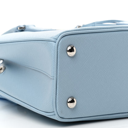 Prada Saffiano Lux Micro Galleria Shoulder Bag Astrale 8 of 9