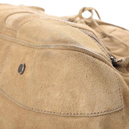Balenciaga Suede Multi Zip Lariat Bag Beige 17 of 18