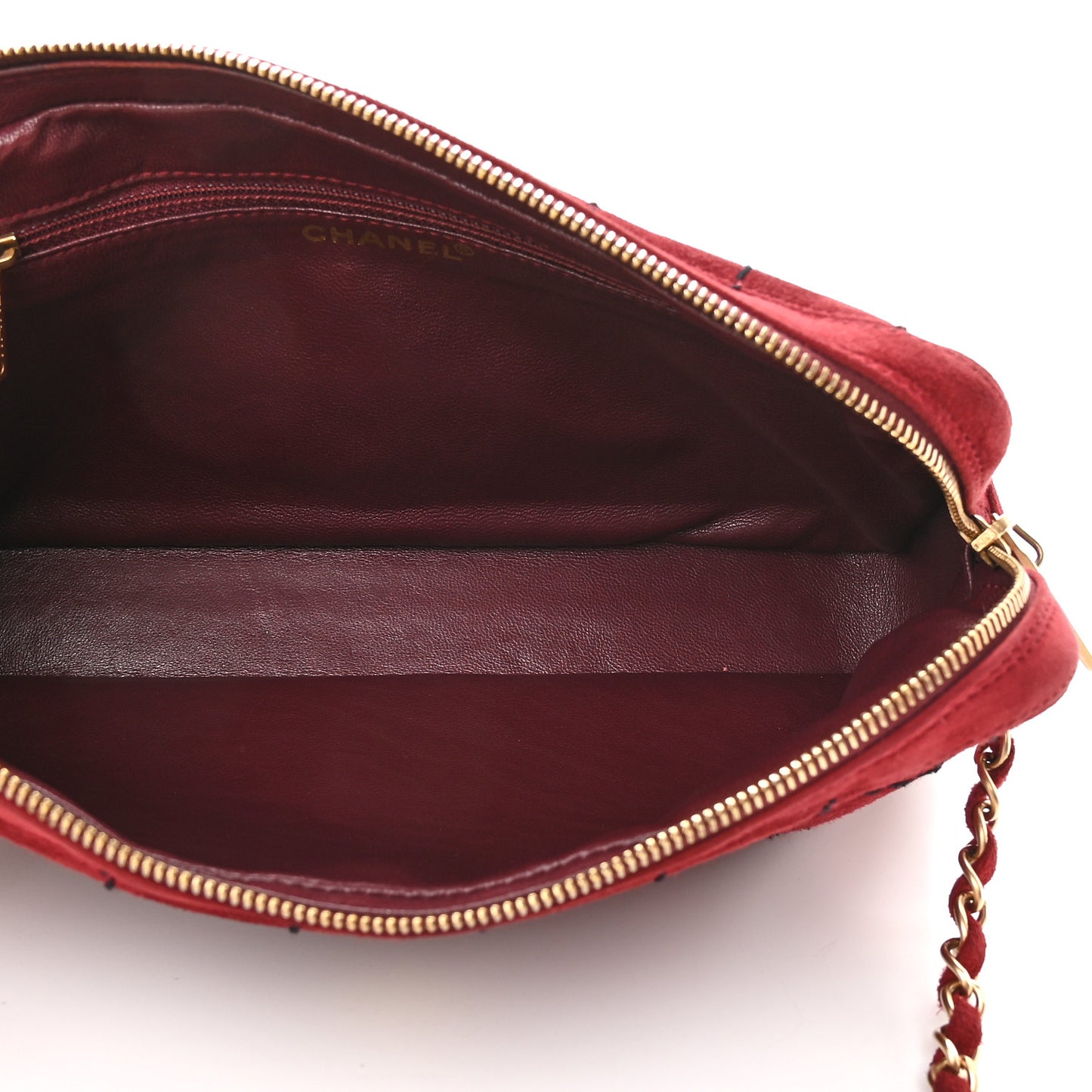 Suede Chocolate Bar Camera Case Red