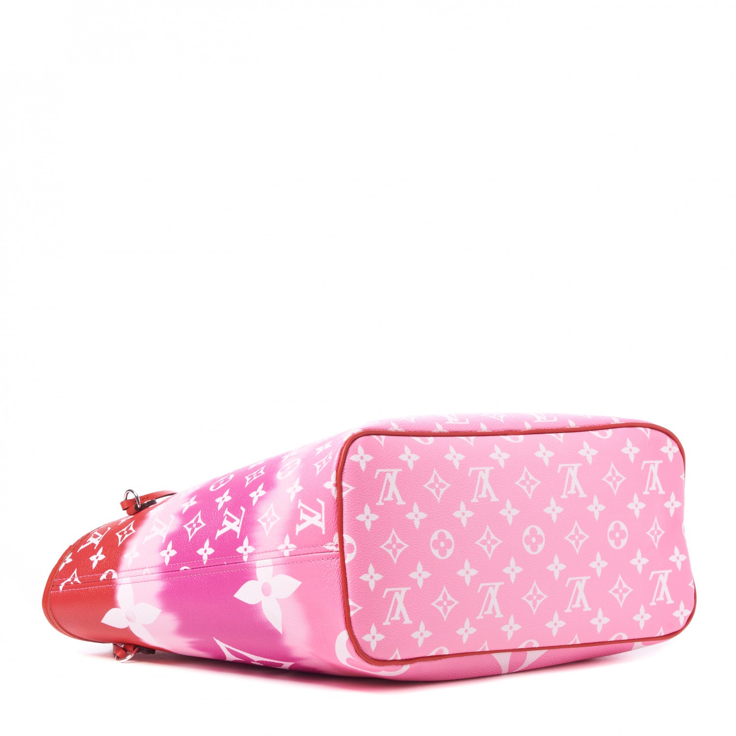 Louis Vuitton Monogram Escale Neverfull MM Rouge 3 of 8