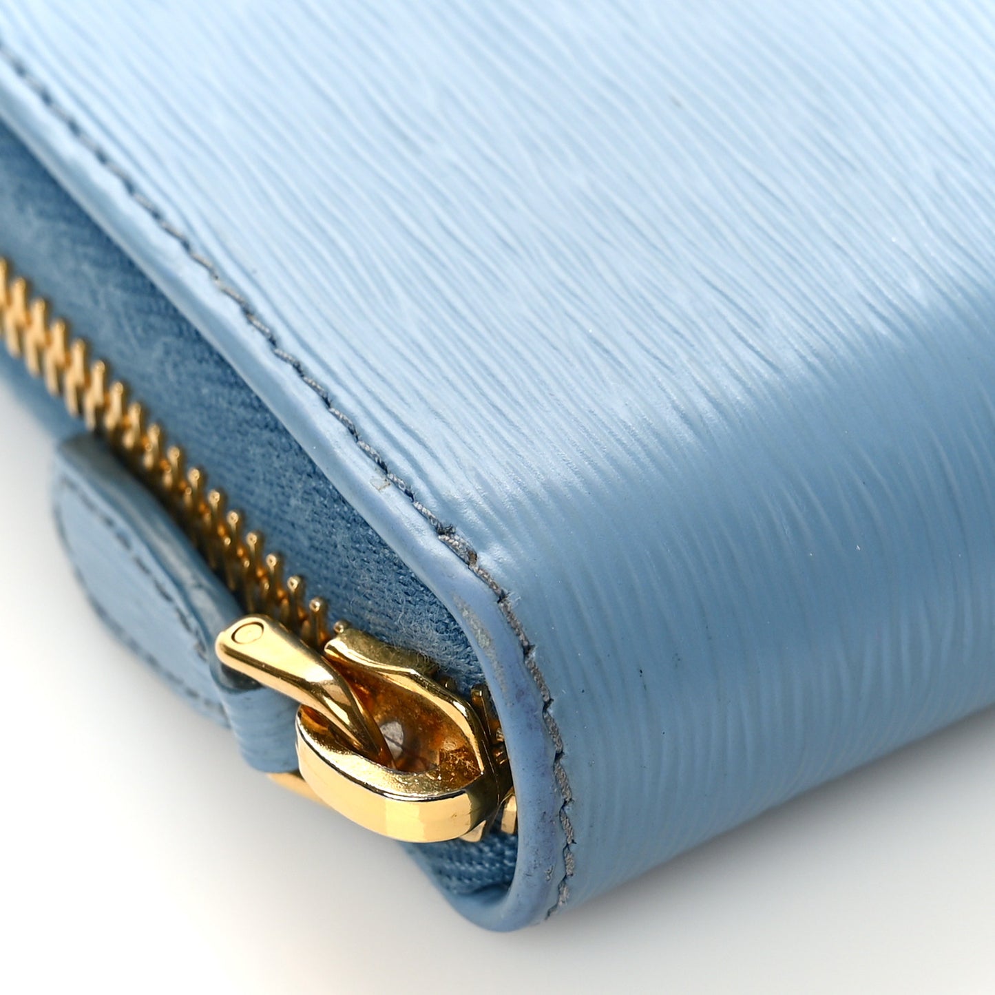 Vitello Move Bi-Color Zip Around Wallet Astrale Bluette