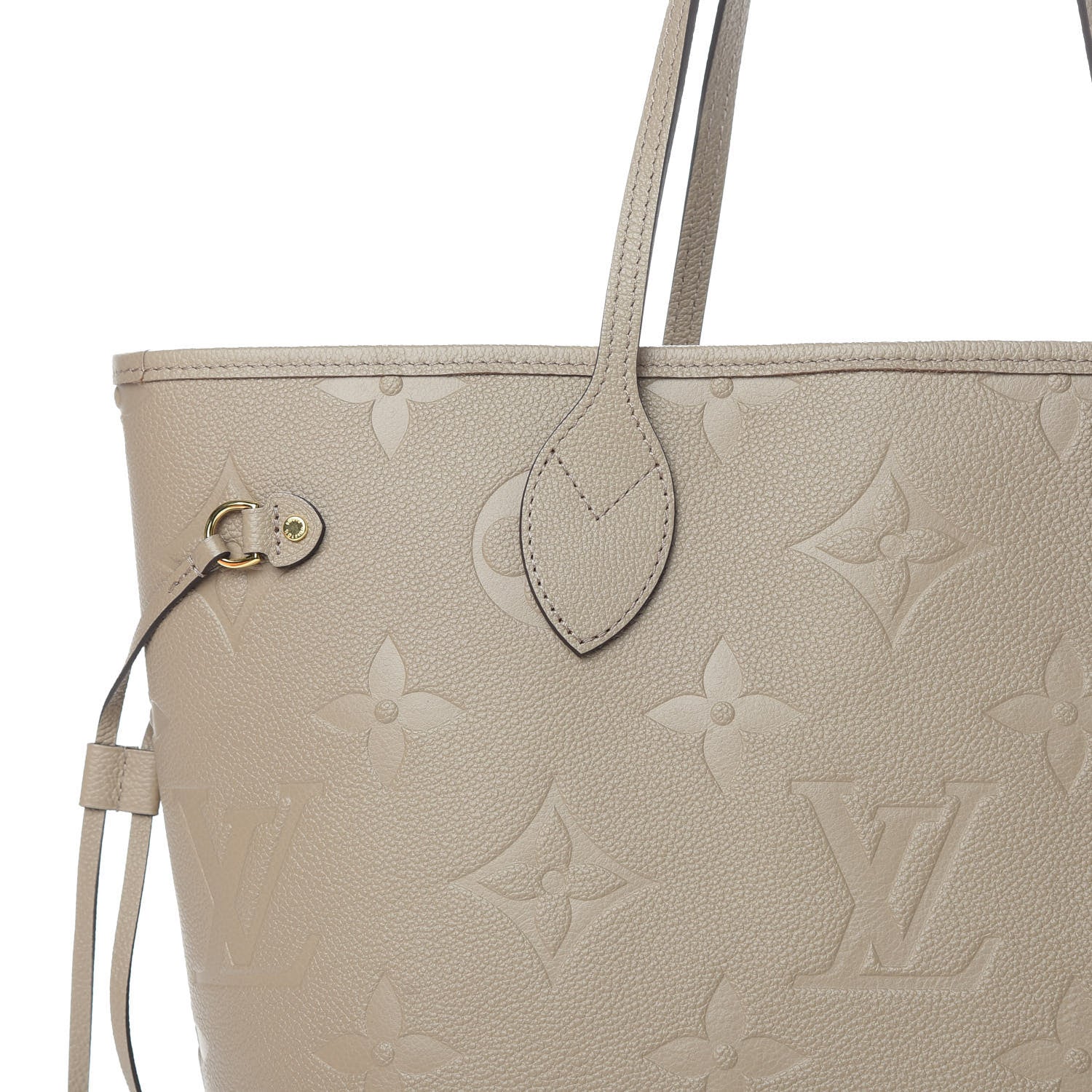 Louis Vuitton Empreinte Monogram Giant Neverfull MM Tourterelle 8 of 11