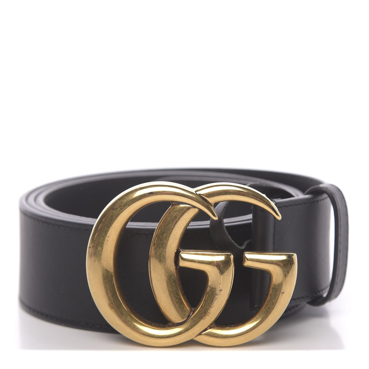 Gucci Calfskin Double G 40mm Belt 100 40 Black 1 of 6