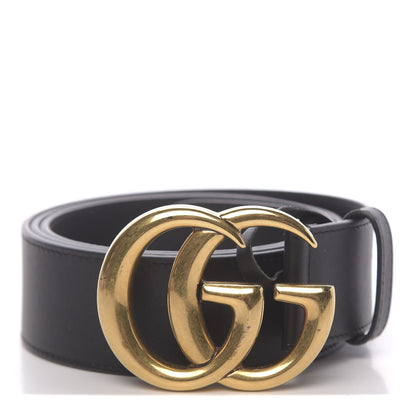Gucci Calfskin Double G 40mm Belt 100 40 Black 1 of 6
