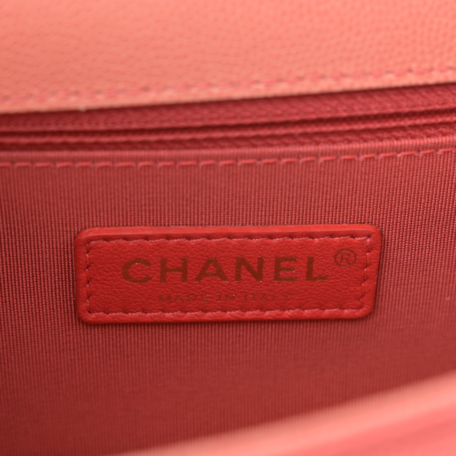 Chanel Caviar Quilted Small Sunset On The Sea Flap Coral 6 of 10