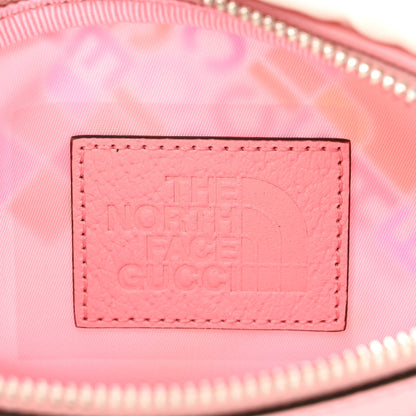Gucci X THE NORTH FACE Econyl Nylon Arleq Belt Bag Ivory Turquoise Wild Rose 6 of 13