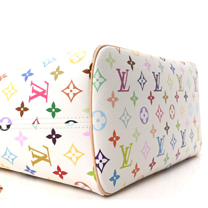Louis Vuitton LV X TM Monogram Multicolor Neverfull MM White 9 of 10