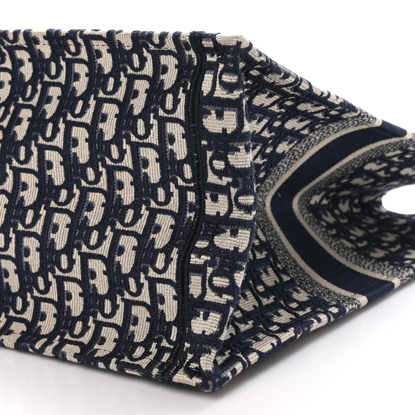 Oblique Large Book Tote Blue Multicolor