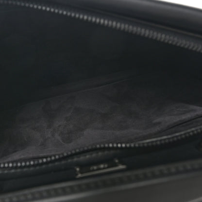 Fendi Vitello Grace Opaco Metal Monster Eyes Large Peekaboo Iconic Fit Satchel Black 5 of 10