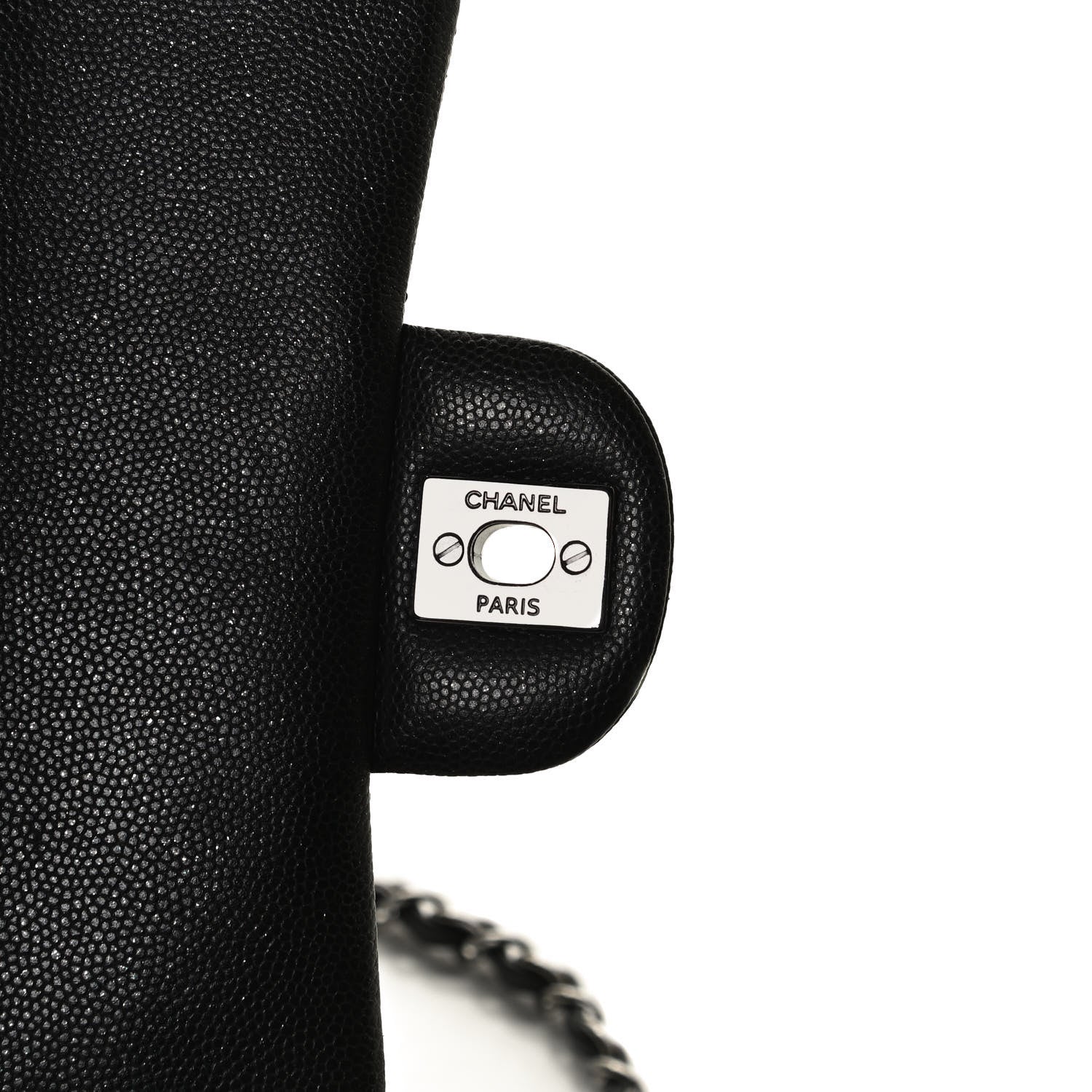 Chanel Iridescent Caviar Quilted Mini Rectangular Flap Black 8 of 13