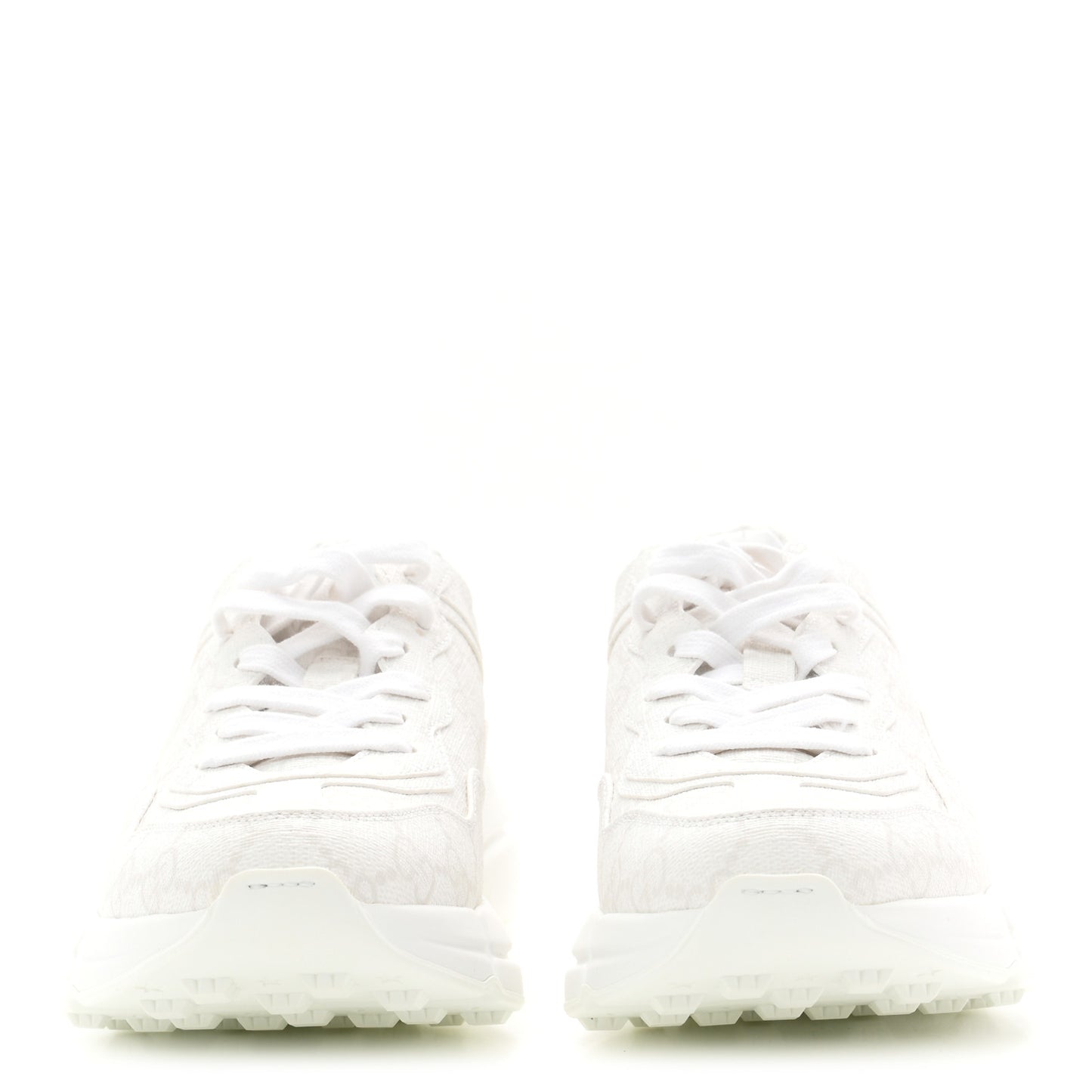 GG Supreme Monogram Womens Rhyton Sneakers 35 White