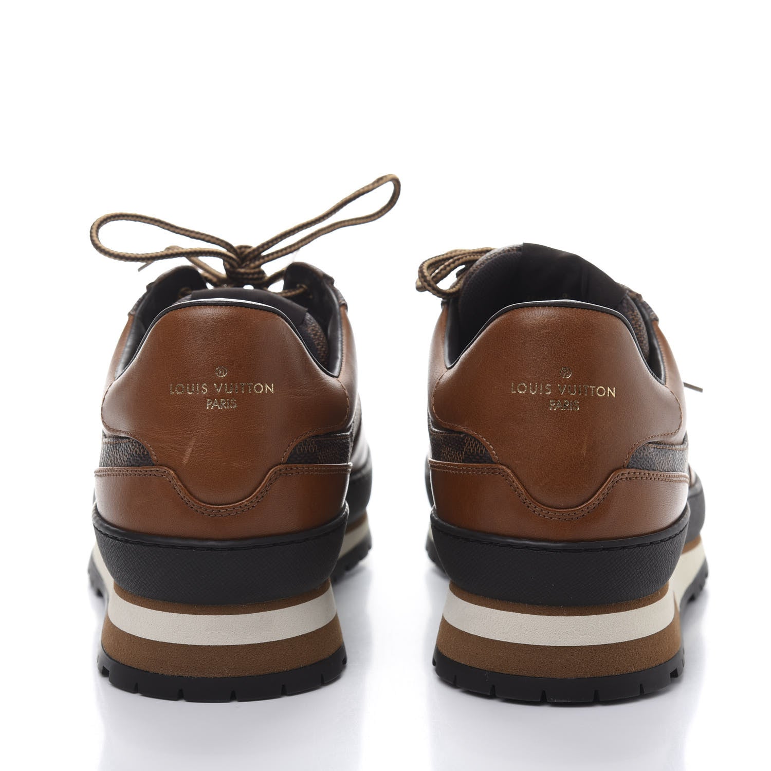 Louis Vuitton Calfskin Damier Ebene Harlem Sneakers 8 4 of 9