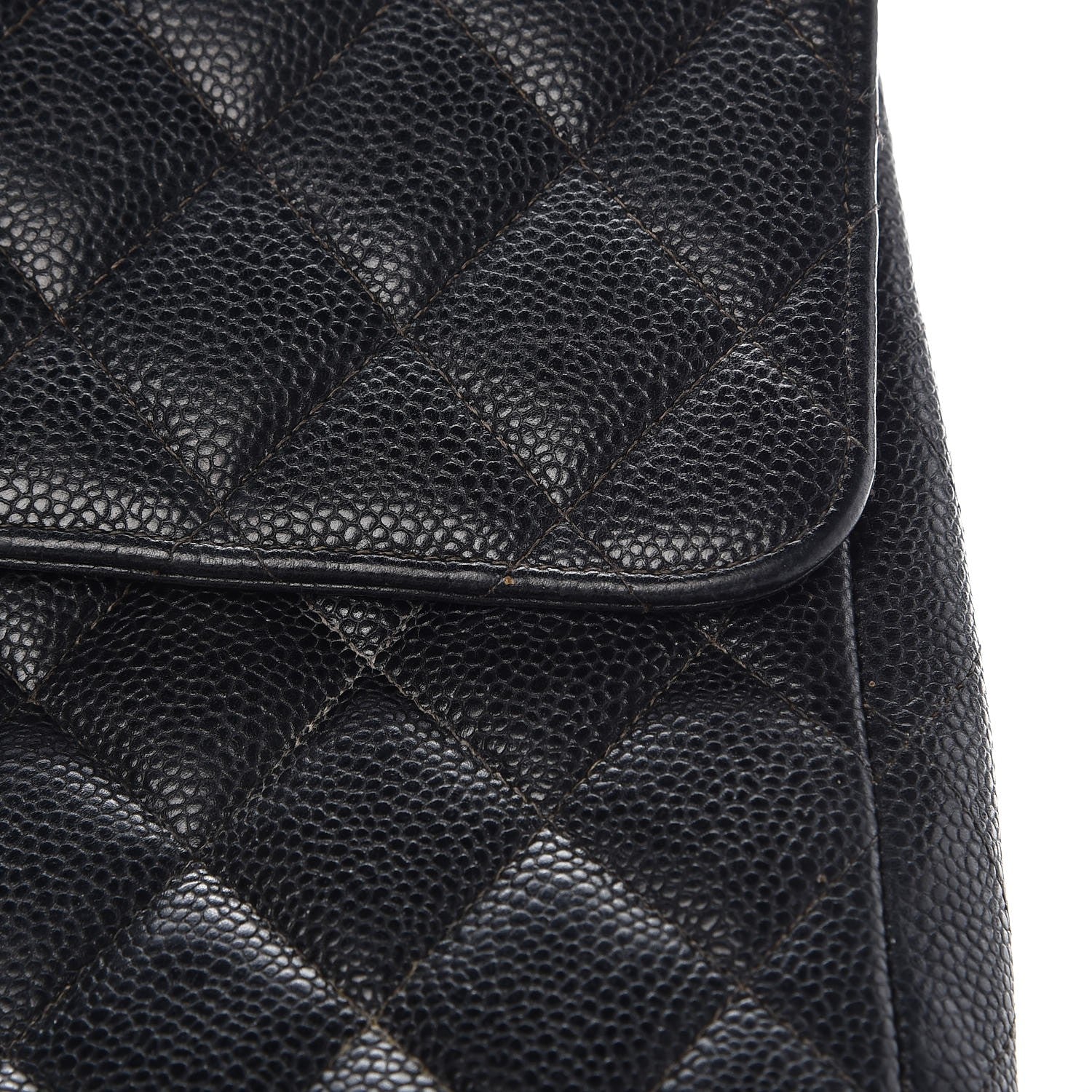 Chanel Caviar Quilted Jumbo Single Flap Black 19 of 20