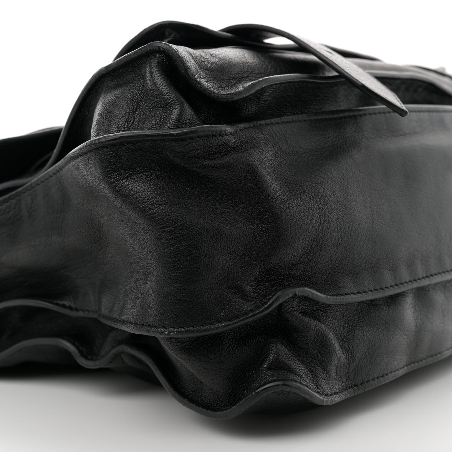 Lambskin PS1 Large Satchel Black