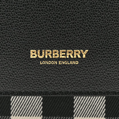 Burberry Grained Calfskin House Check Tartan Mix New Hampshire Black 8 of 10