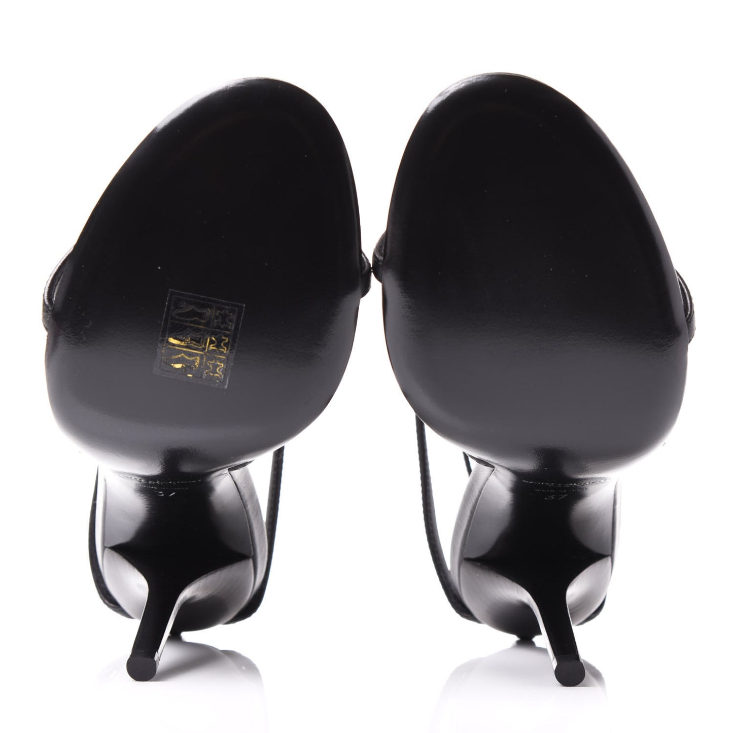 Calfskin Cassandra 110 Sandals 37 Black