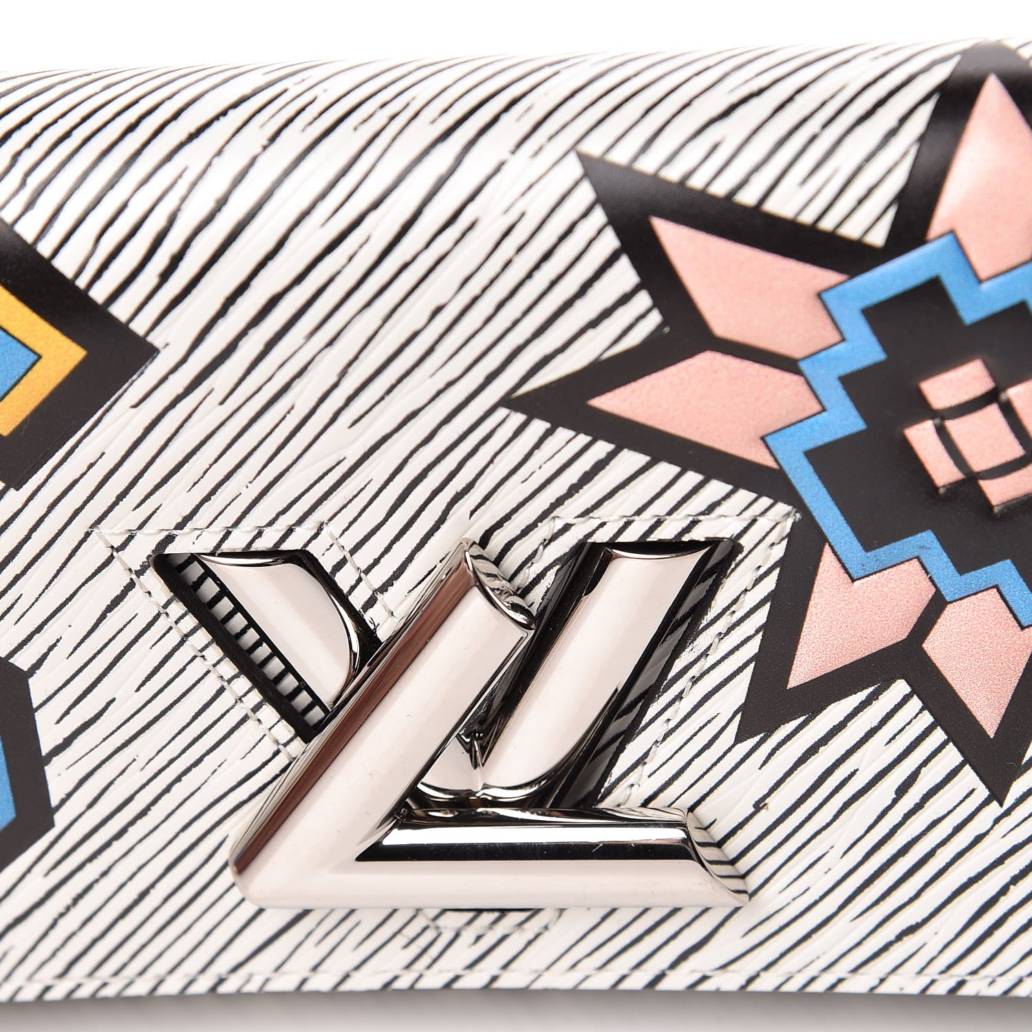 Louis Vuitton Epi Azteque Twist Wallet White 9 of 10