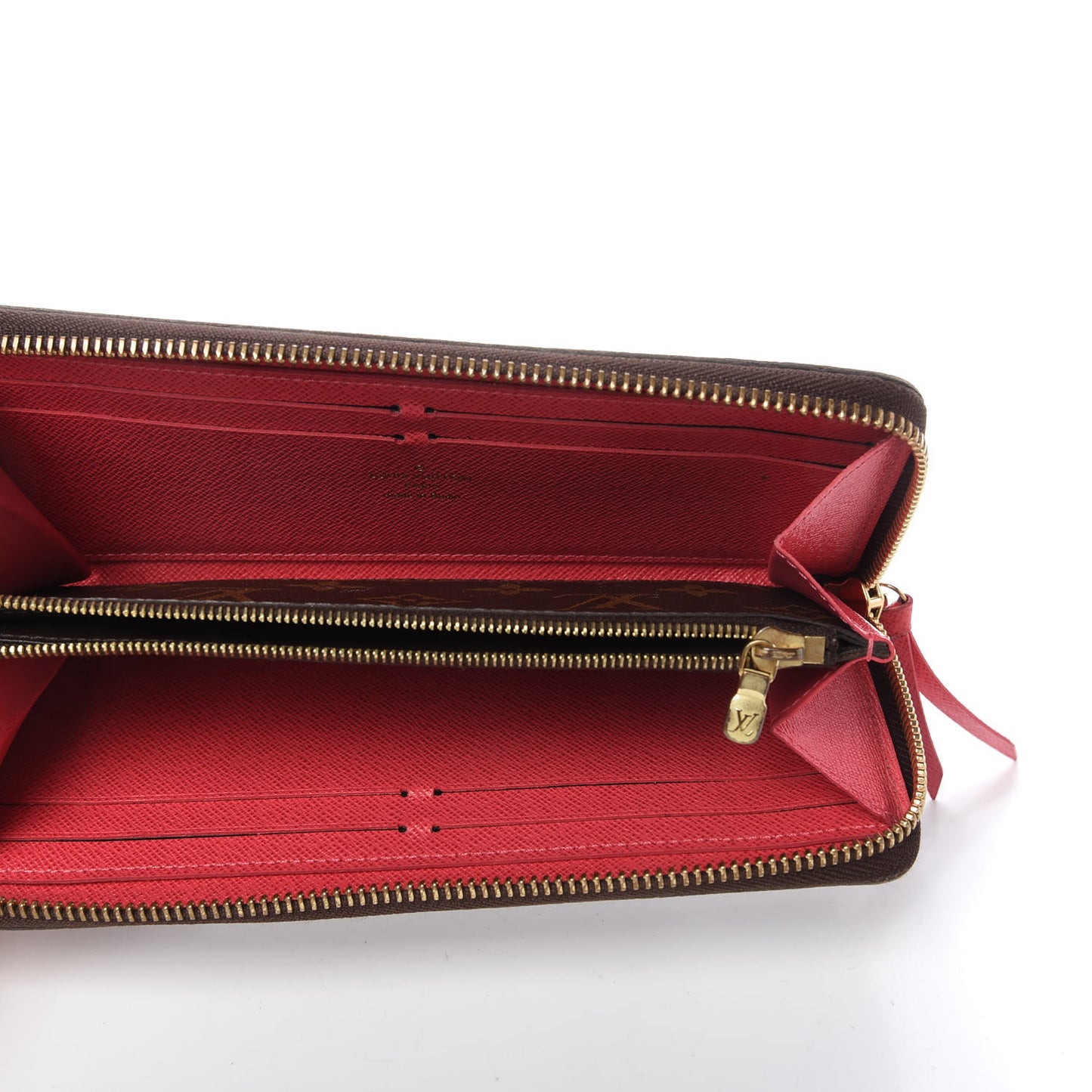 Monogram Clemence Wallet Fuchsia