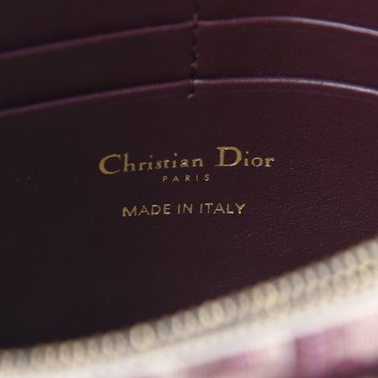 Christian Dior Oblique Saddle Chain Pouch Burgundy 6 of 8