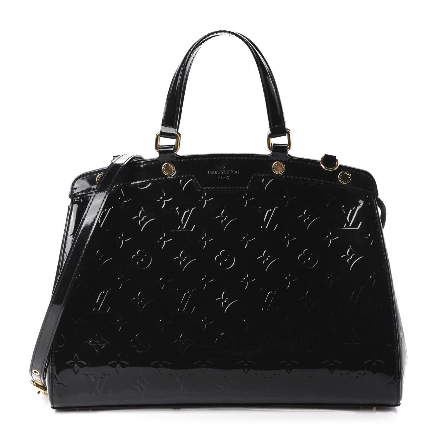 Louis Vuitton Vernis Brea MM Black 1 of 11