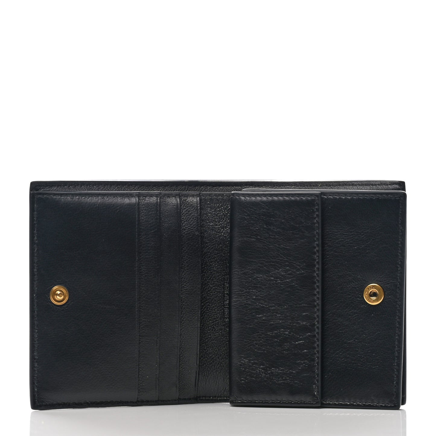 Calfskin Neo Classic Wallet Black