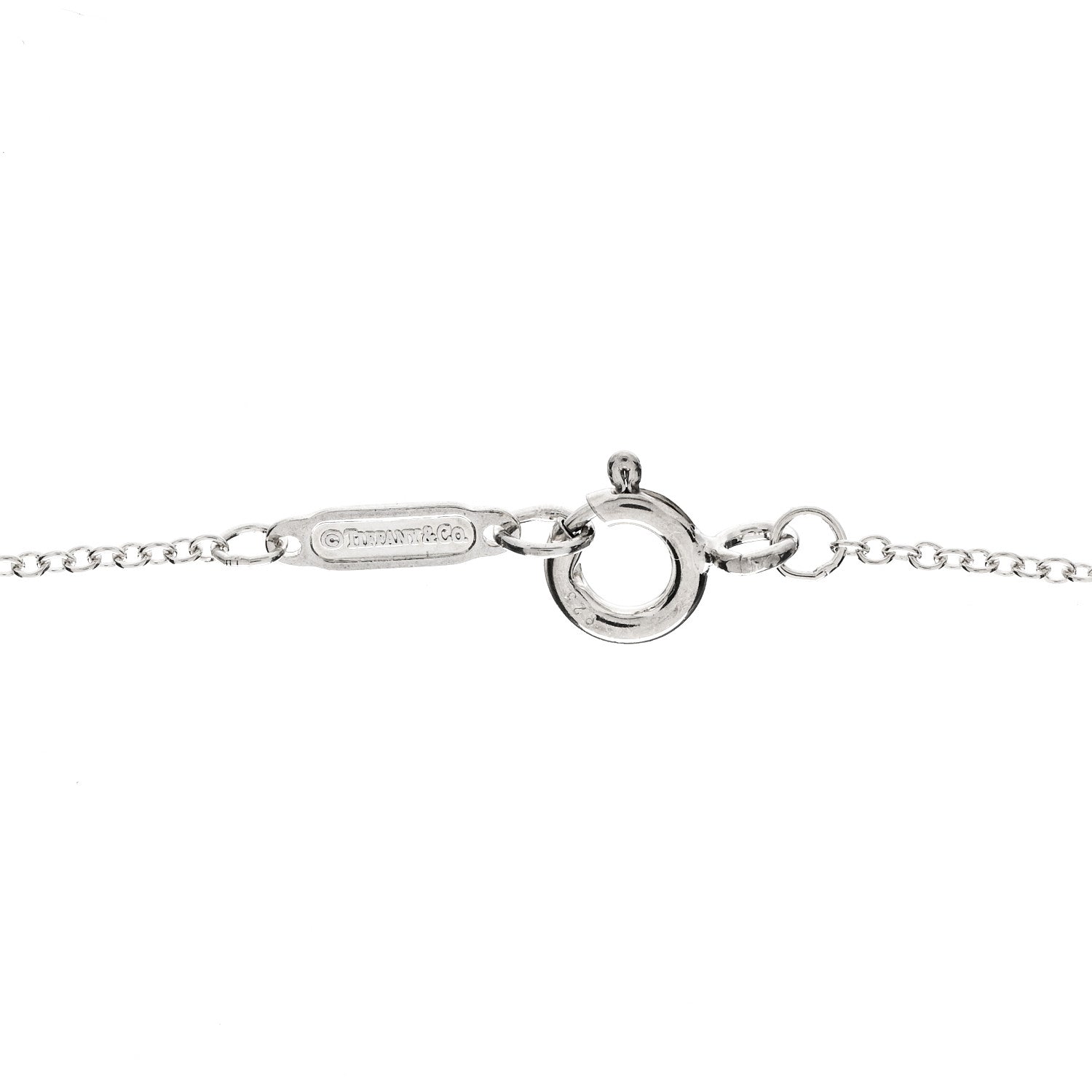 Tiffany Sterling Silver Small Return to Tiffany Heart Pendant Necklace 4 of 7