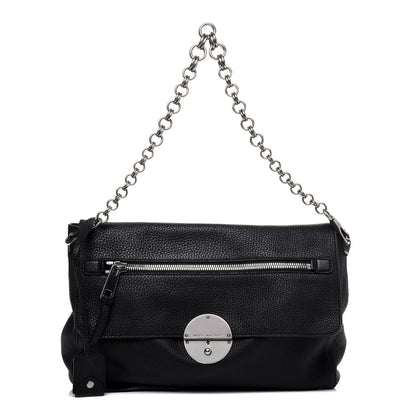 Marc Jacobs Pebbled Calfskin Shoulder Bag Black 1 of 14
