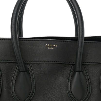 Celine Smooth Calfskin Mini Luggage Black 8 of 13