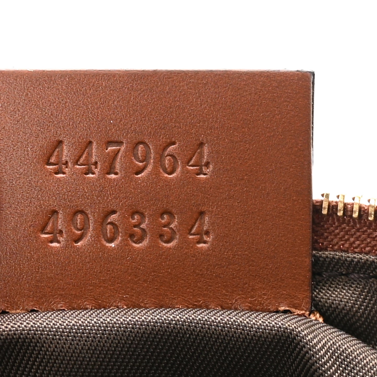 GG Supreme Monogram Key Case Beige Ebony Cuir